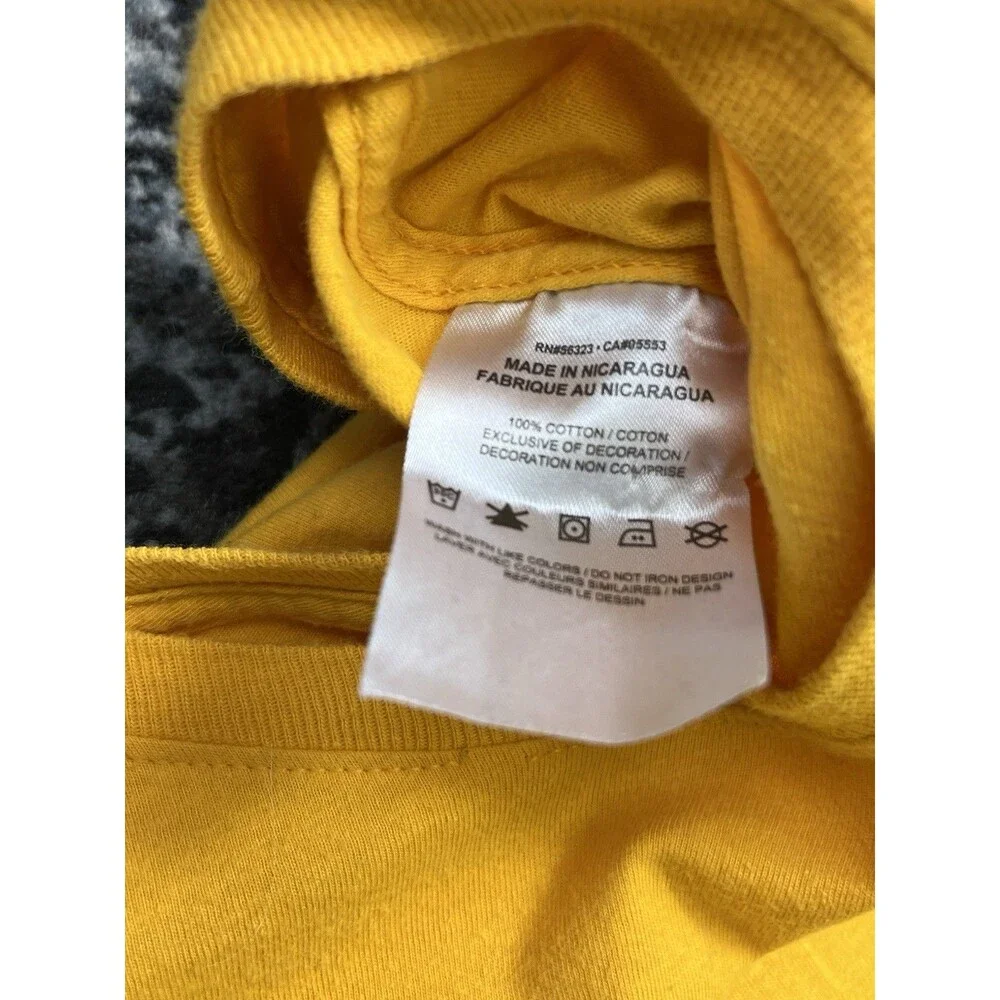 Nike Dri-Fit Yellow/White Long Sleeve Lightweight Graphit Shirt Sz 3XL Mens